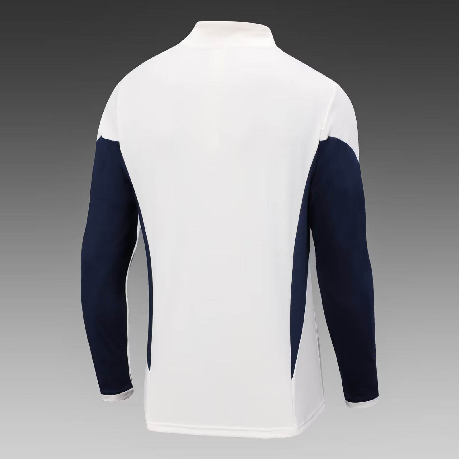 2023/2024 Italy Half-Pull Training Suit Off-White Soccer Shirt Set