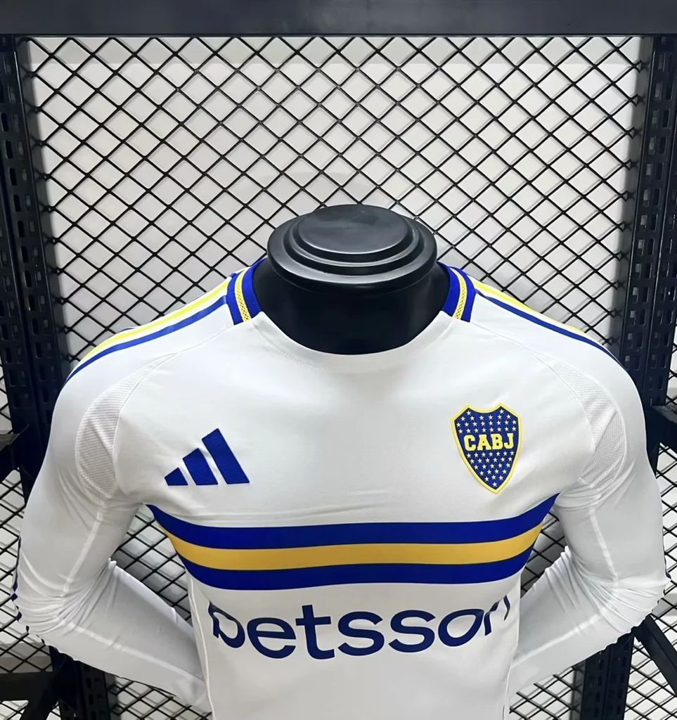 Player 2024-25 Boca Juniors Away Long Sleeves Football jersey