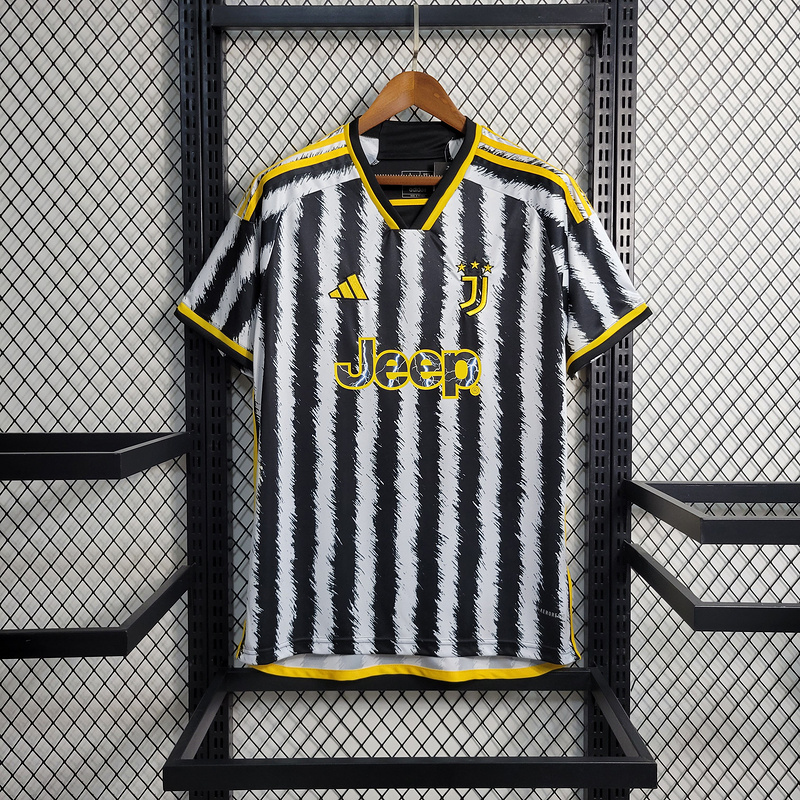 2023-24 Juventus Home  CHIESA VLAHOVIC POGBA KOSTIC Football jersey
