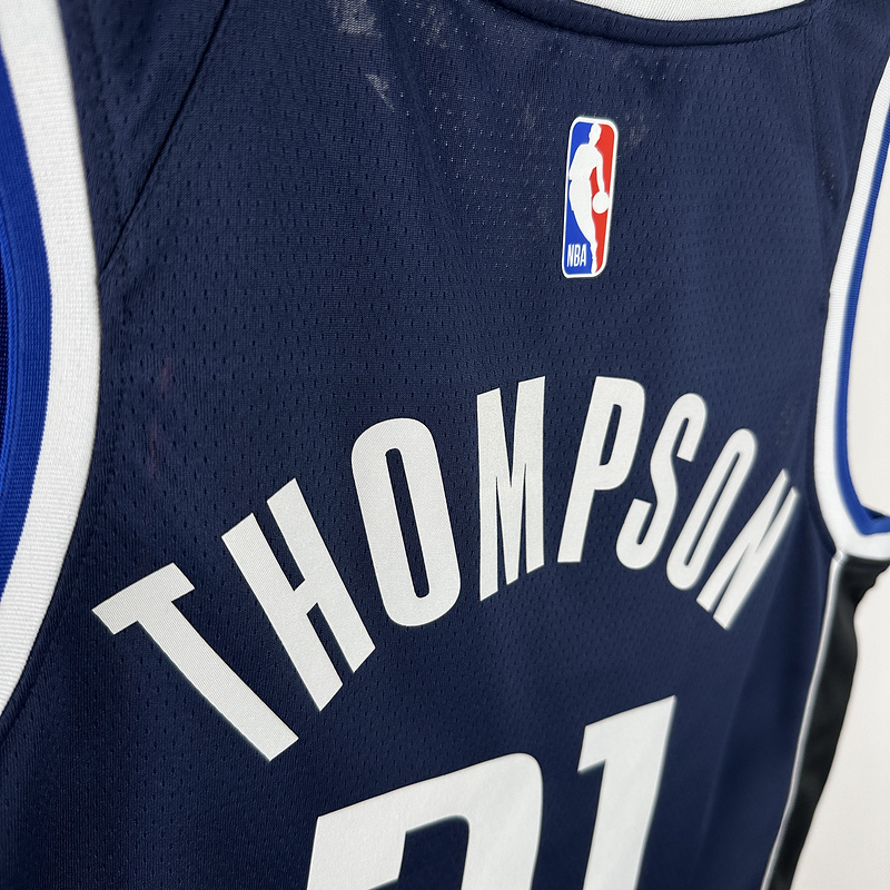 2023 NBA Dallas Mavericks 31 THOMPSON Basketball Jersey