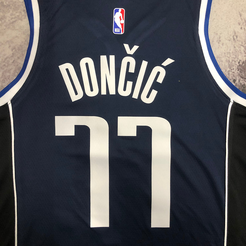 2023 NBA Dallas Mavericks 77 DONCIC Basketball Jersey