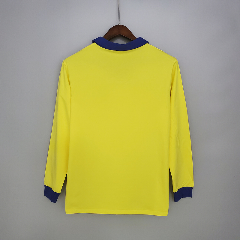Retro long sleeve 1971-79 Arsenal away yellow Football jersey retro