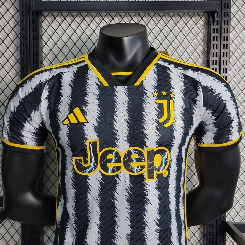 2023-24 Players Juventus Home CHIESA VLAHOVIC POGBA KOSTIC Football jersey