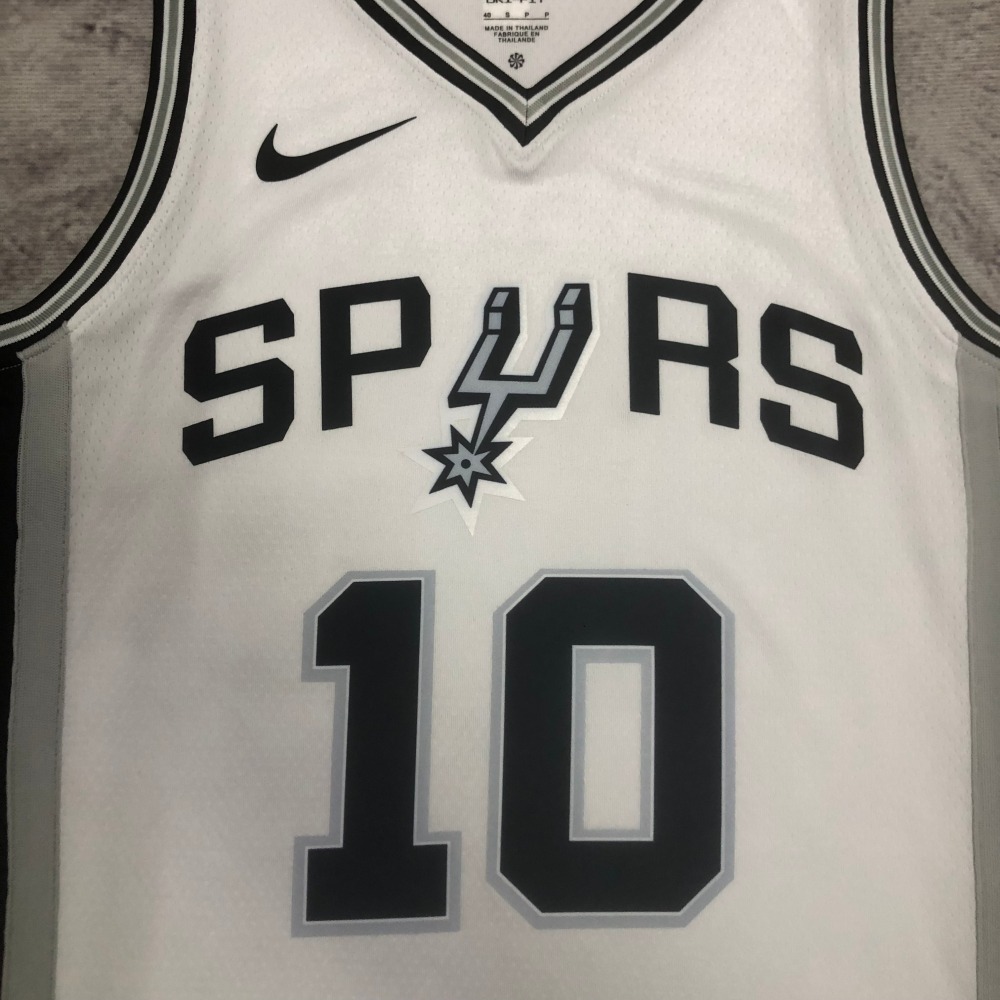 23 Season San Antonio Spurs White No. 10 Sochan