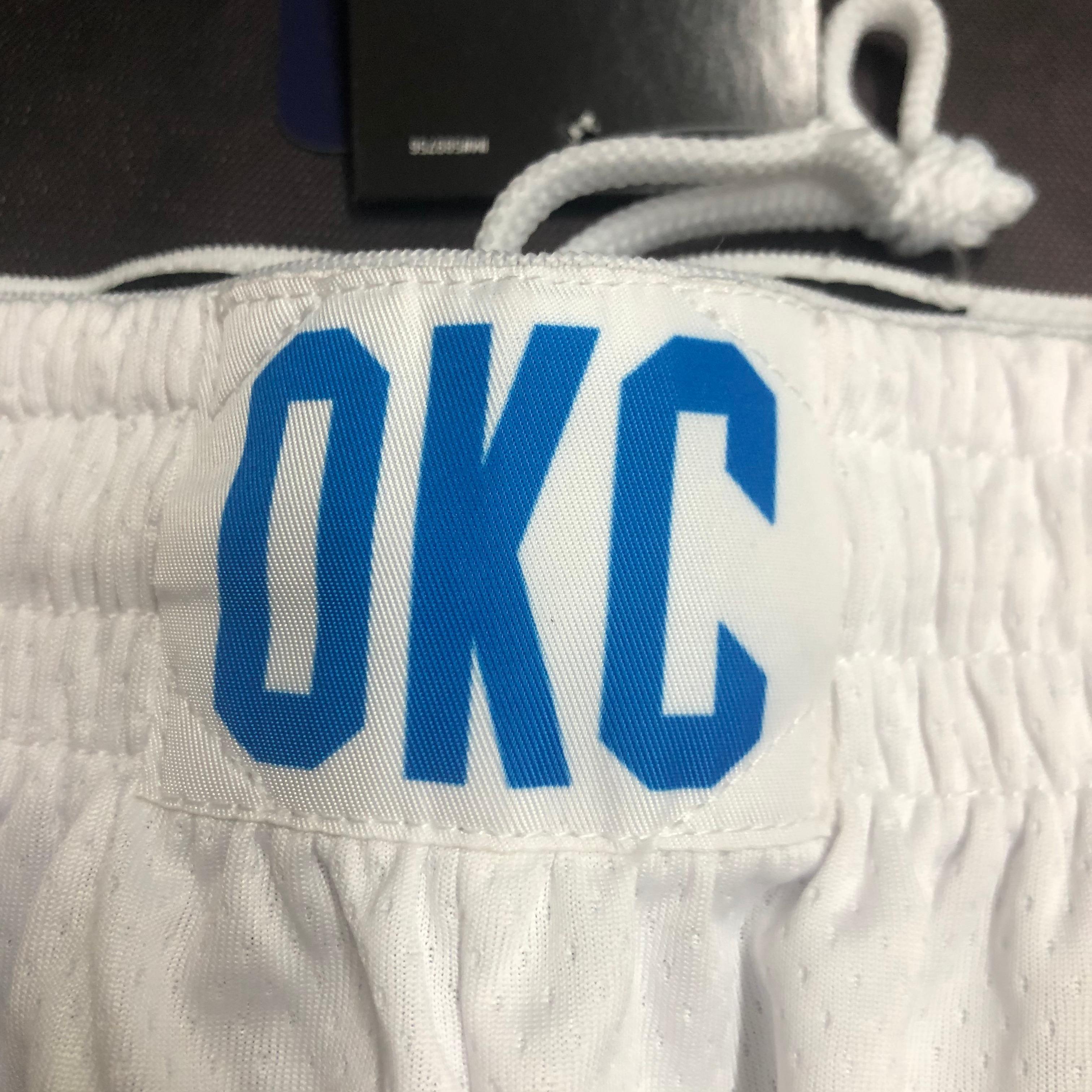 Oklahoma City Thunder white shorts