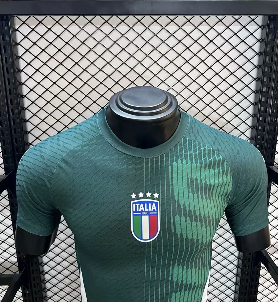 Player 2024-25 Italy Euro Pre-Match Trainingn football jersey