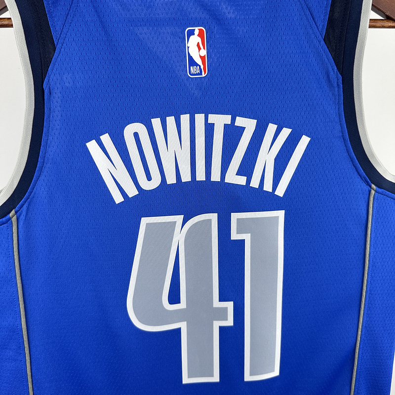 2023 NBA Dallas Mavericks 41 NOWITZKI Basketball Jersey