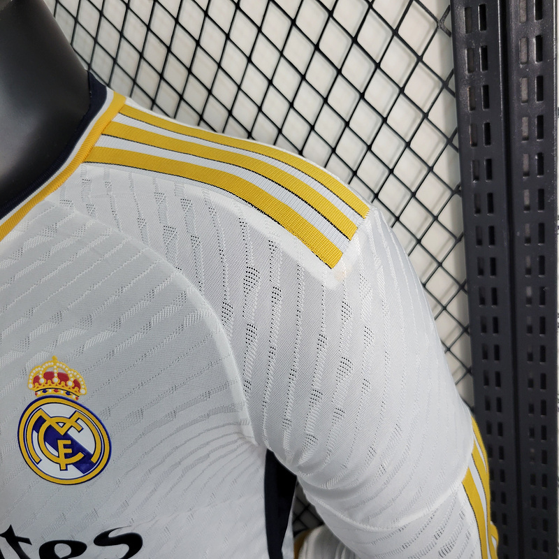 2023-24 Players Real Madrid's home long-sleeved  VALVERDE MODRIC VINI JR. BELLINGHAM CARVAJAL Football jersey