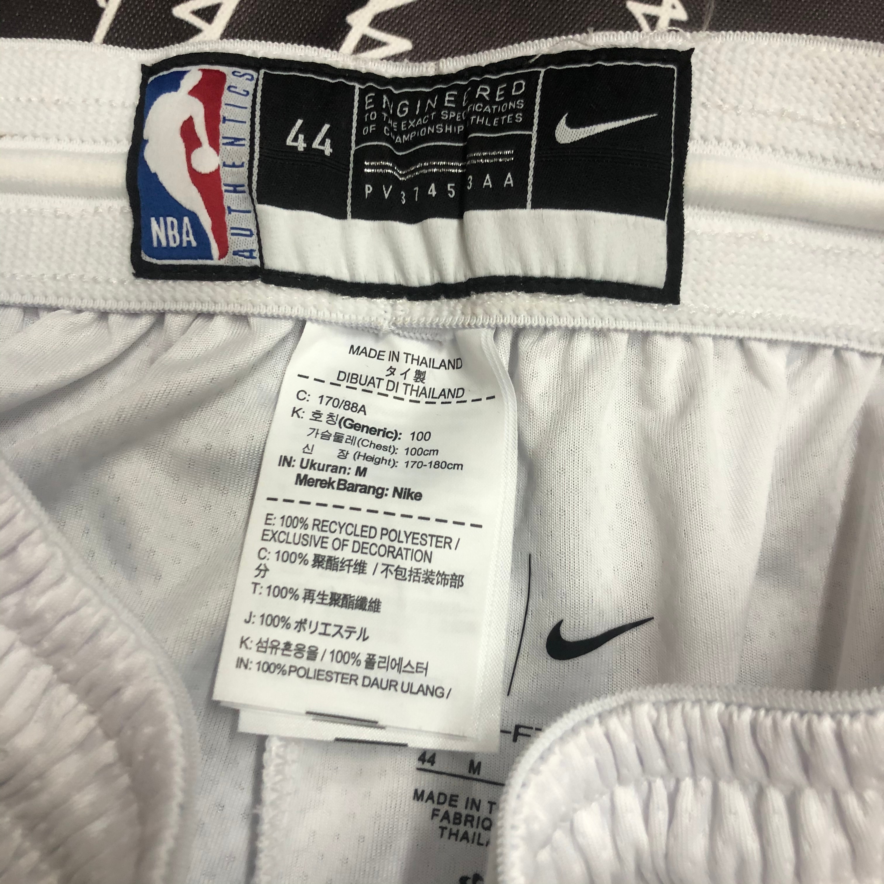 Oklahoma City Thunder white shorts
