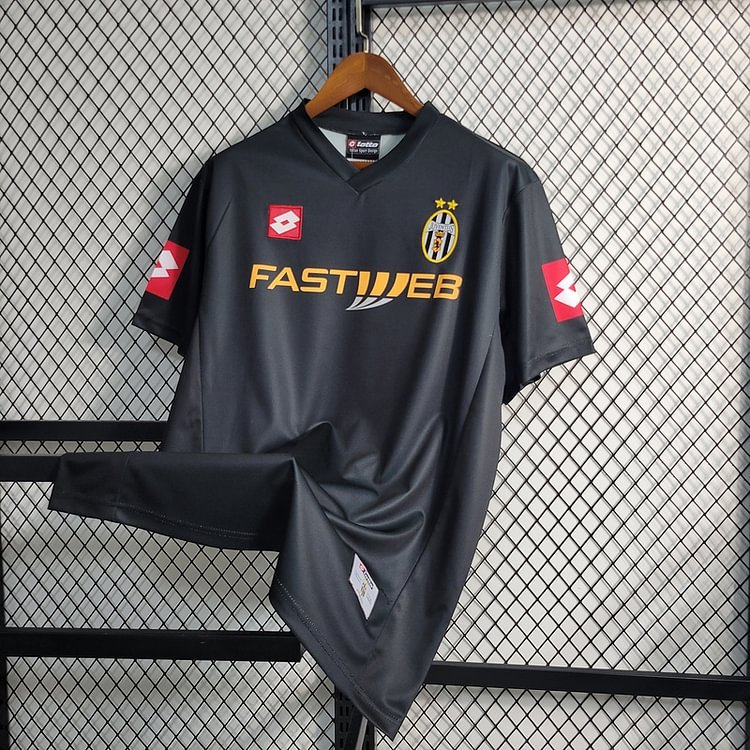 Retro 2001-02 Juventus away NEDVED CONTE DEL PIERO ZAMBROTTA Football jersey retro