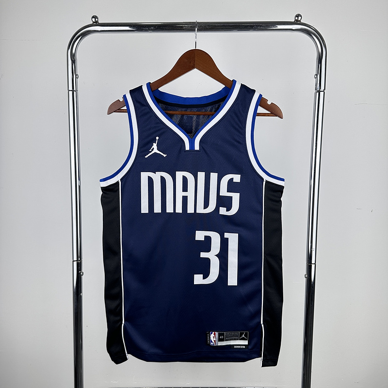 2023 NBA Dallas Mavericks 31 THOMPSON Basketball Jersey