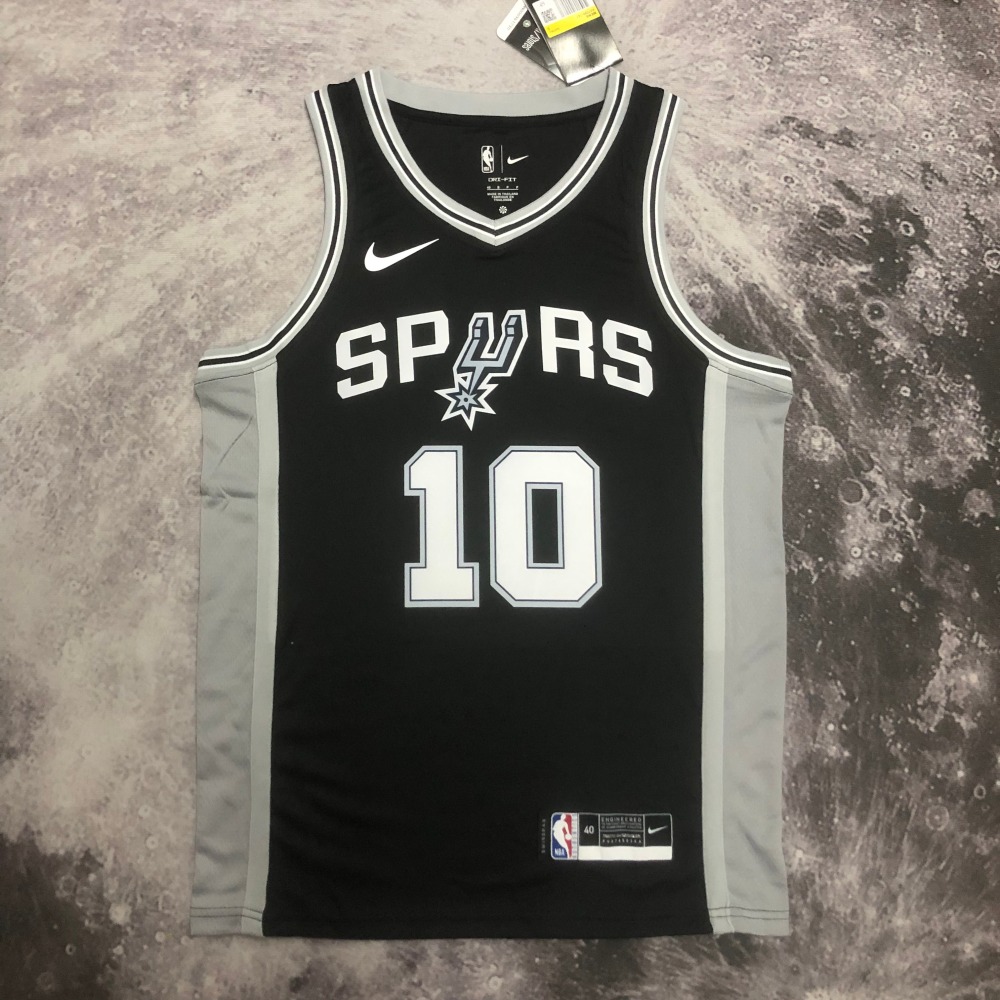 23 Season San Antonio Spurs Black No. 10 Sochan