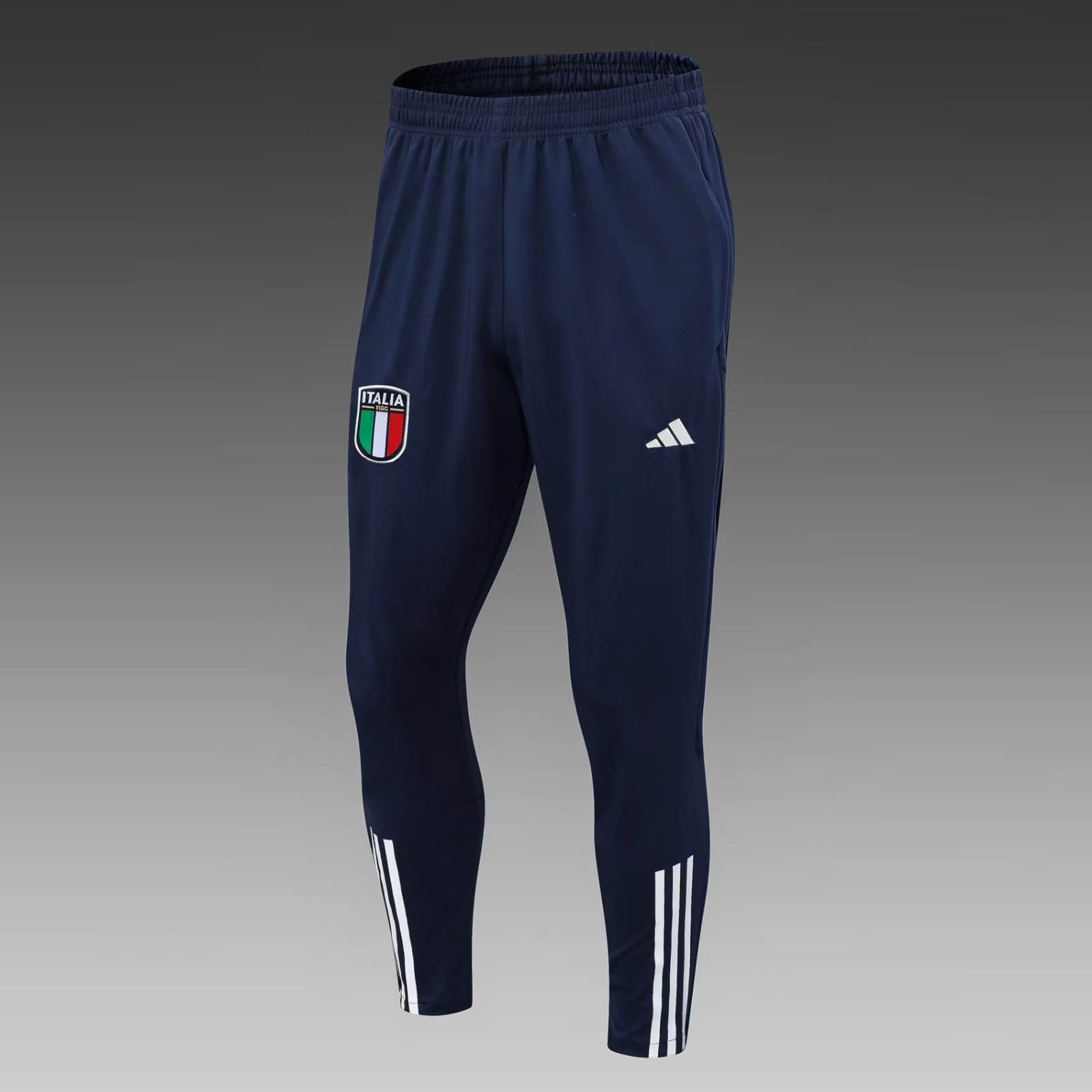 2023/2024 Italy Half-Pull Training Suit Off-White Soccer Shirt Set