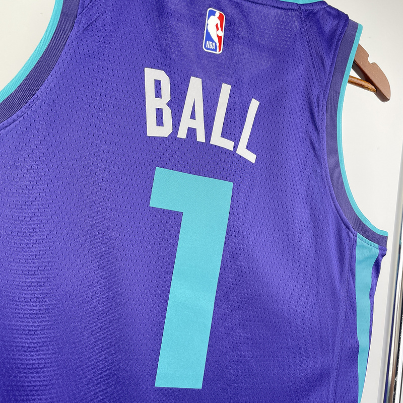 2020 NBA Charlotte Hornets (1 BALL) Basketball Jersey