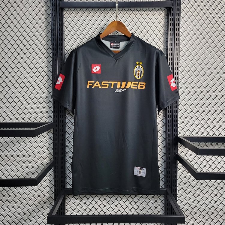 Retro 2001-02 Juventus away NEDVED CONTE DEL PIERO ZAMBROTTA Football jersey retro