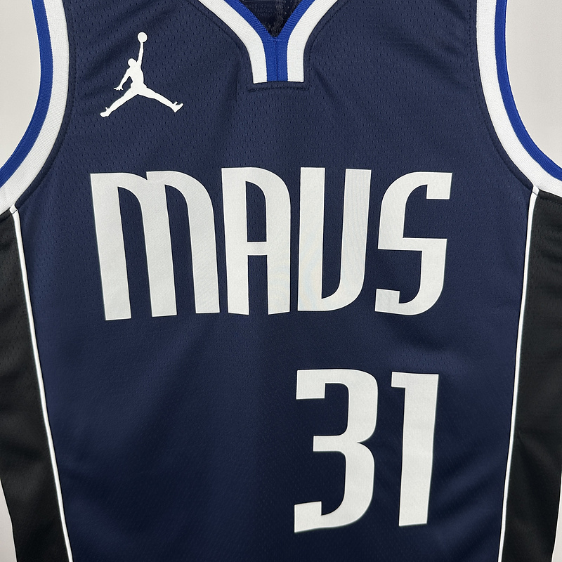 2023 NBA Dallas Mavericks 31 THOMPSON Basketball Jersey