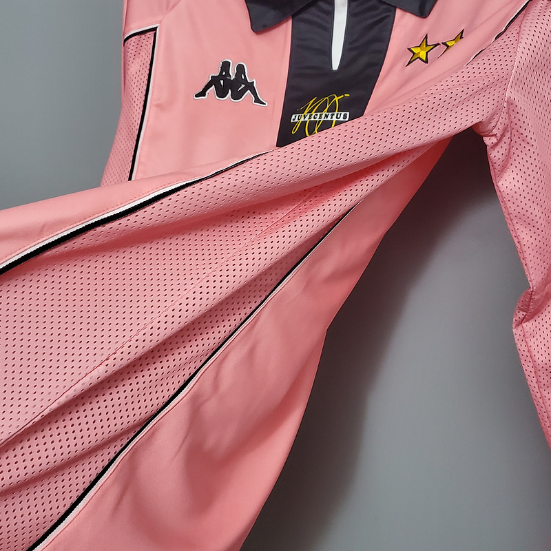 Retro 1997-98 Juventus Long sleeve away ZIDANE DEL PIERO CONTE INZAGHI  Football jersey retro