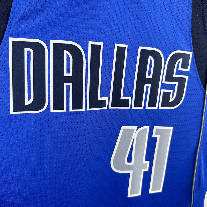 2023 NBA Dallas Mavericks 41 NOWITZKI Basketball Jersey