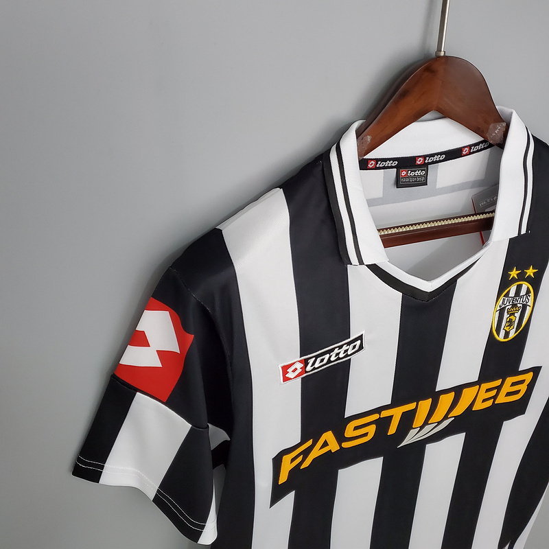 Retro Juventus 2001-02 home NEDVED CONTE DEL PIERO ZAMBROTTA   Football jersey retro