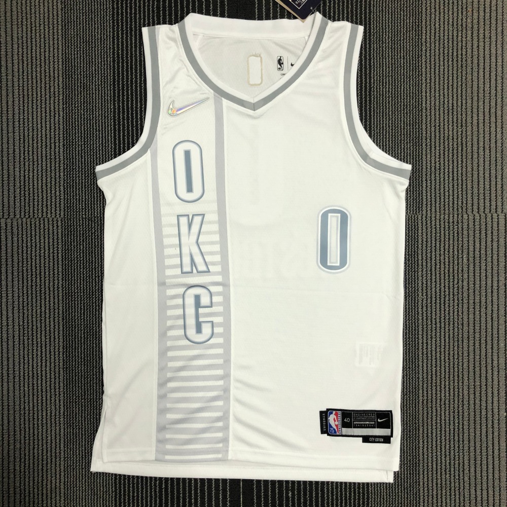 22 Season Oklahoma City Thunder City Edition 0 Westbrook