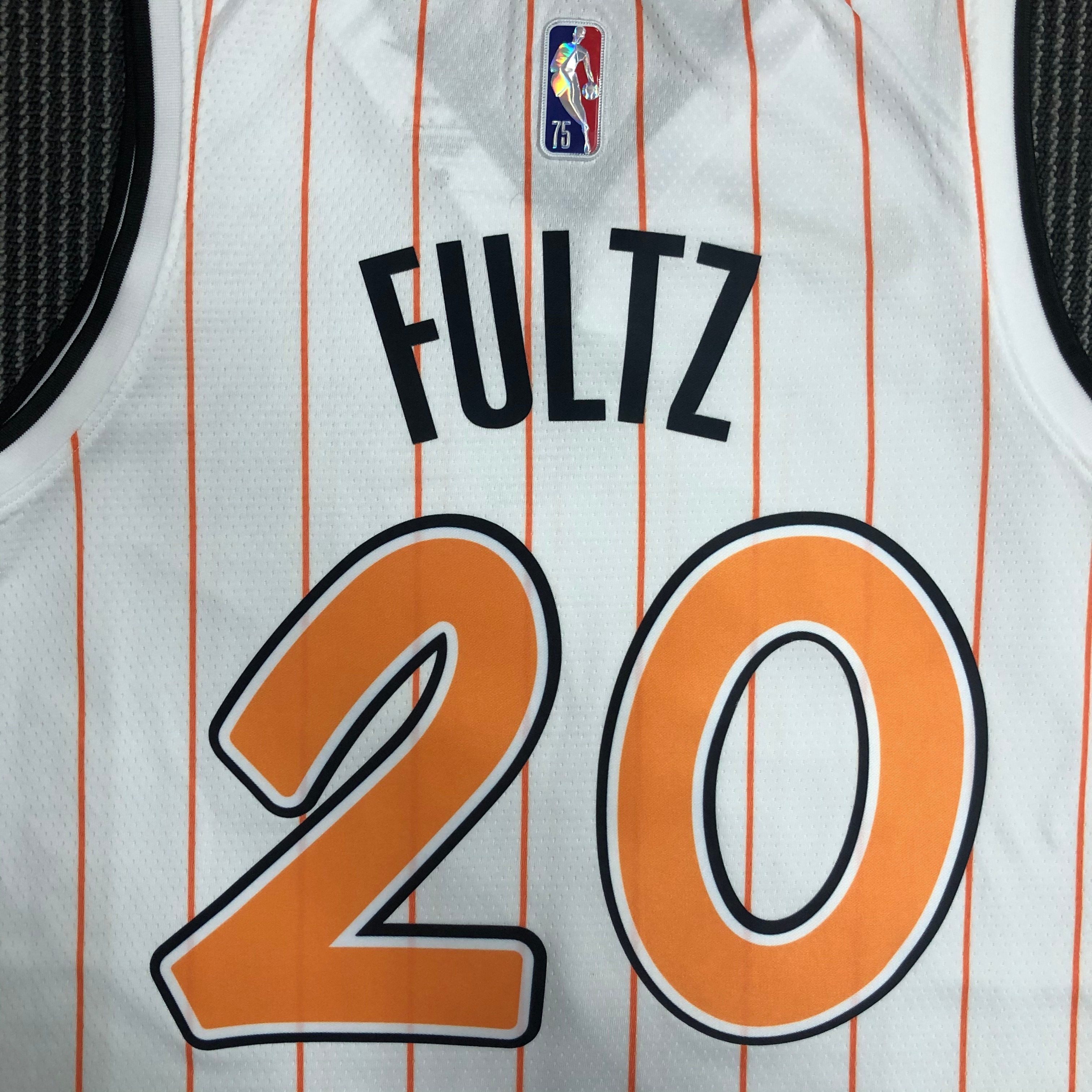 75th Anniversary Orlando Magic White Orange 20 Fultz