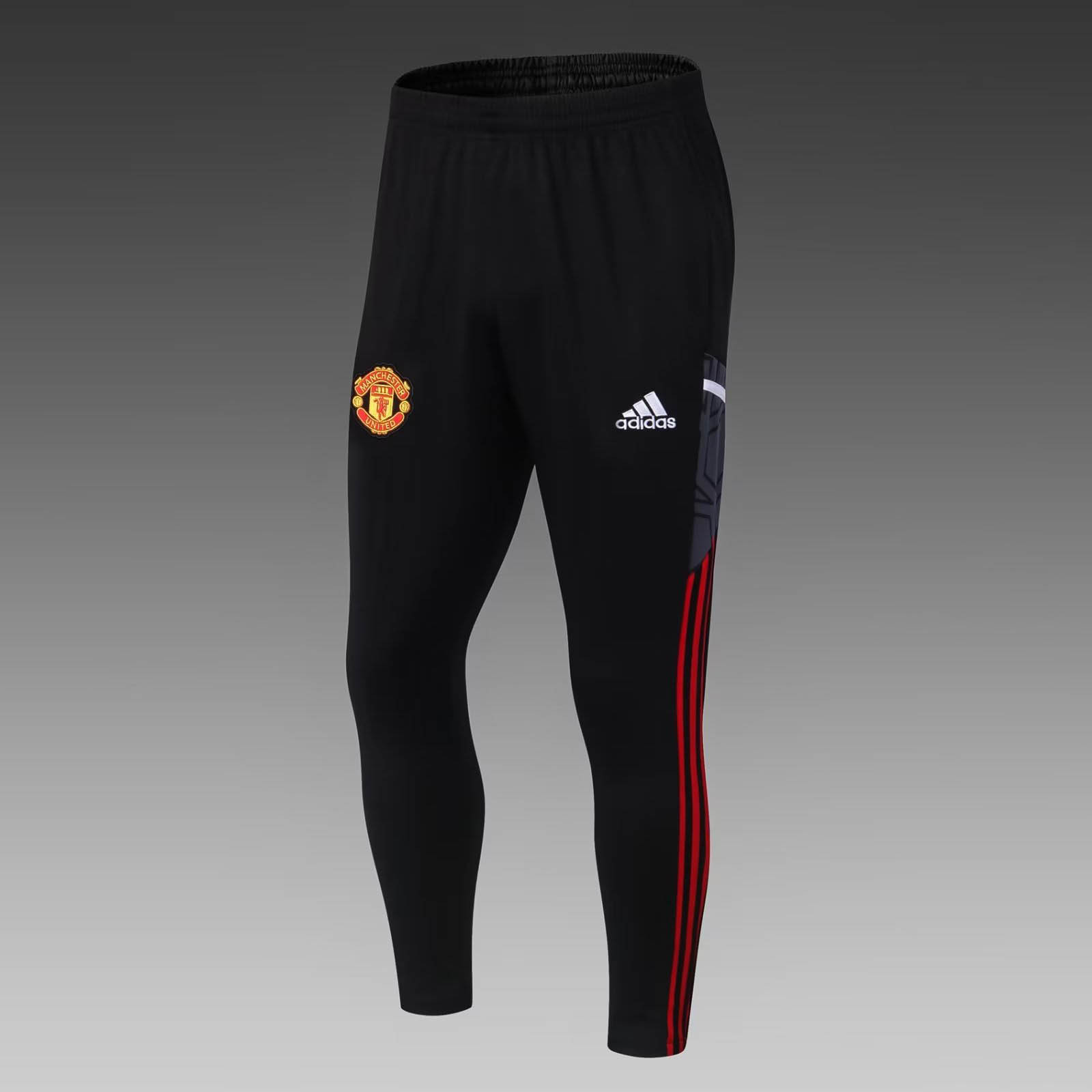 2022/2023 Manchester United Half-Pull Training Suit Black Football Shirt 1:1 Thai Quality Set