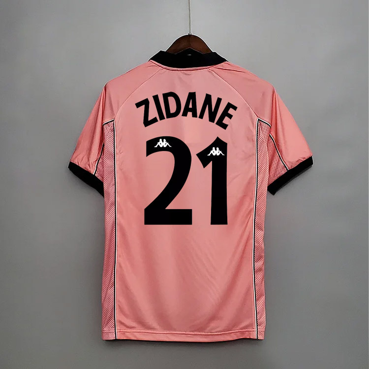 Retro 1997-98 Juventus away ZIDANE DEL PIERO CONTE INZAGHI Football jersey retro
