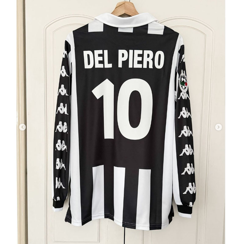Retro 1999-00 Juventus Home Long Sleeve Football jersey retro