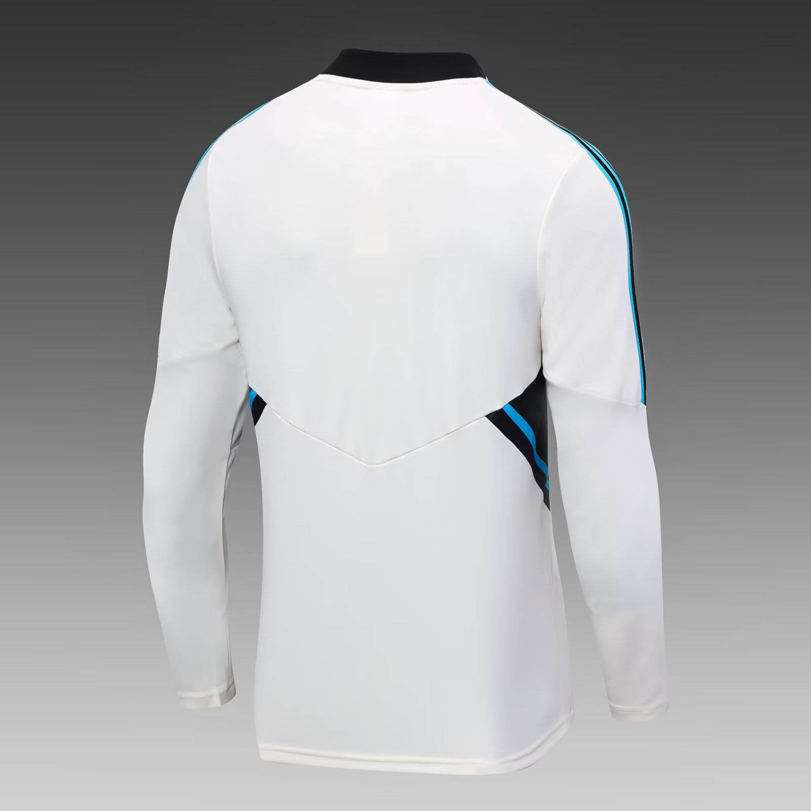 2023/2024 Manchester United Half-Pull Training Suit Off-White Football Shirt 1:1 Thai Quality Set