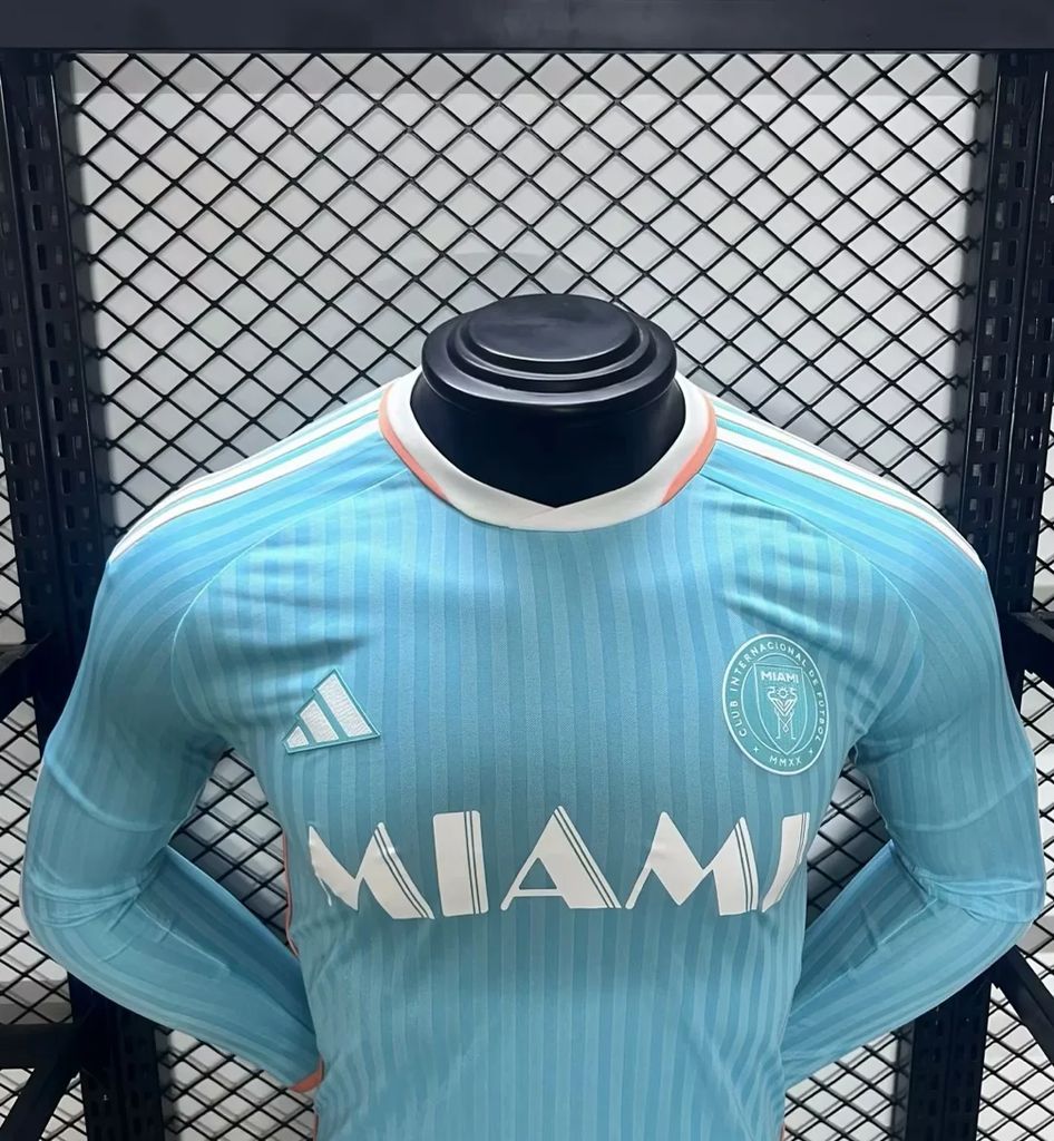 player 2024-25 Inter Miami Third Away Long Sleeves Football jersey