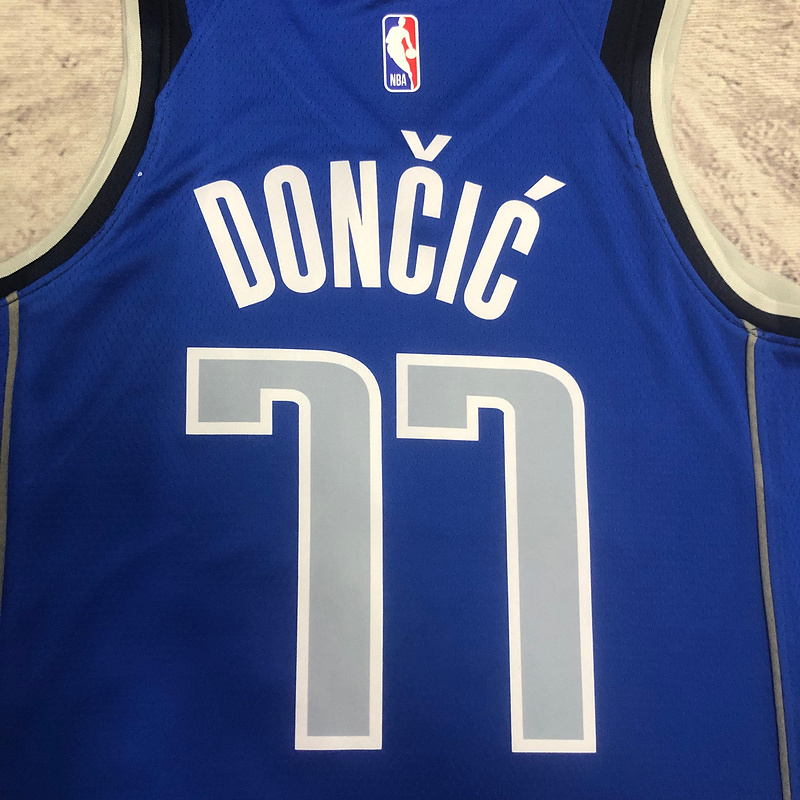 2023 NBA Dallas Mavericks 77 DONCIC Basketball Jersey