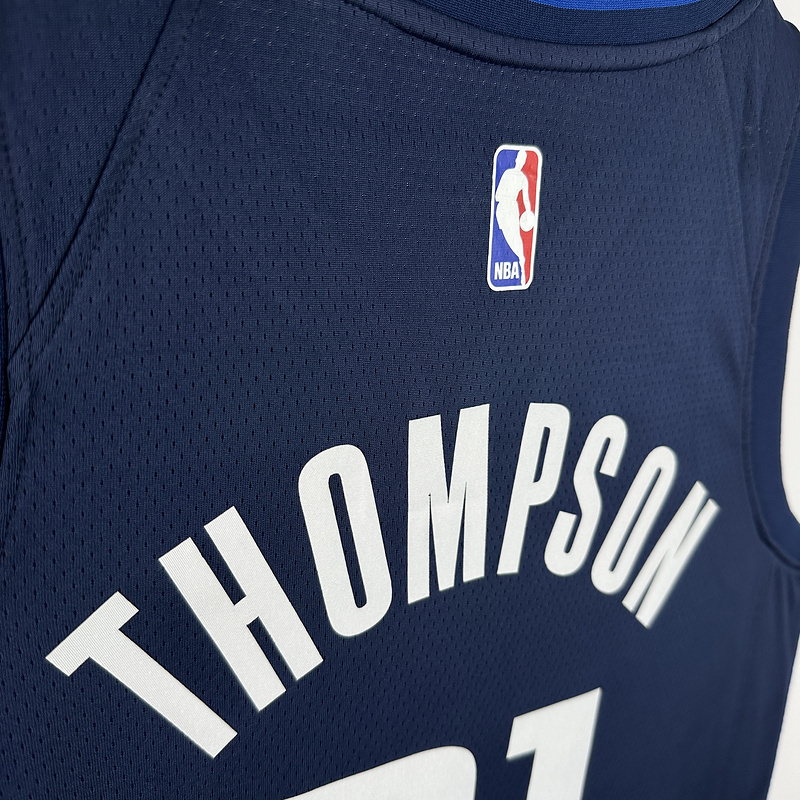 2021 NBA Dallas Mavericks 31 THOMPSON Basketball Jersey