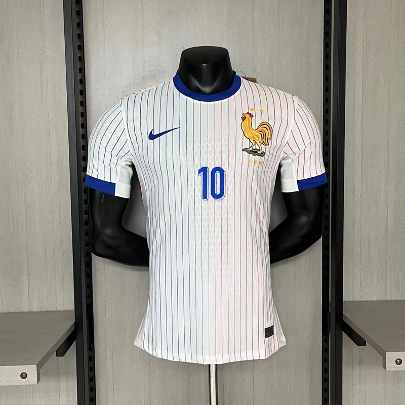 Player Edition 2024-25 France away CAMAVINGA  GRIEZMANN GIROUD MBAPPE DEMBELE T. HERNANDEZ Football jersey