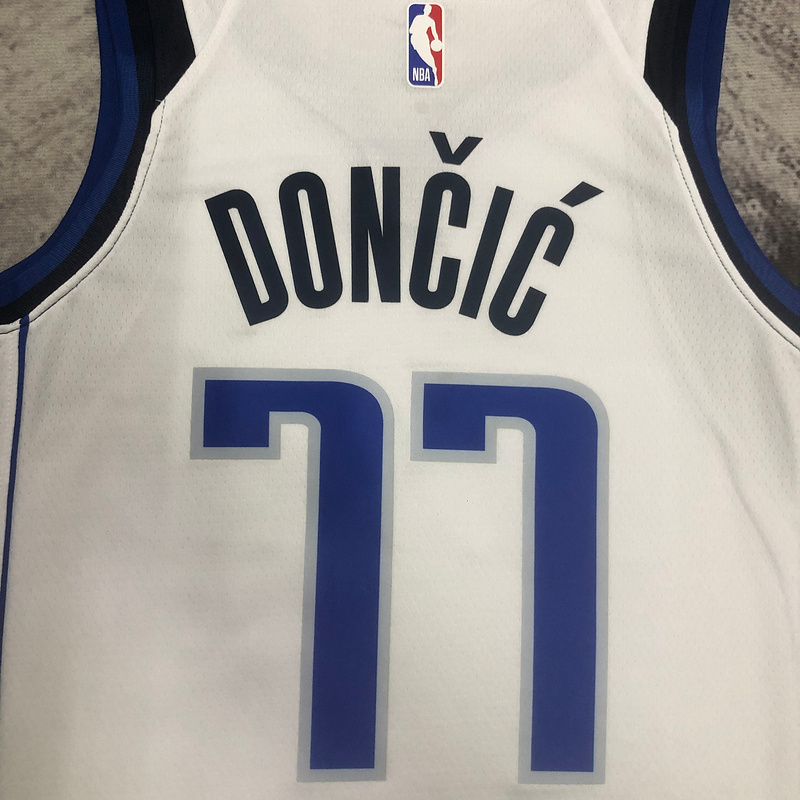 2023 NBA Dallas Mavericks 77 DONCIC Basketball Jersey