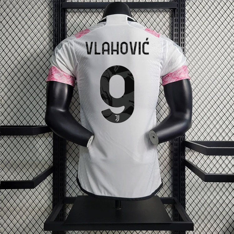 2023-24 Players Juventus away  CHIESA VLAHOVIC POGBA KOSTIC Football jersey
