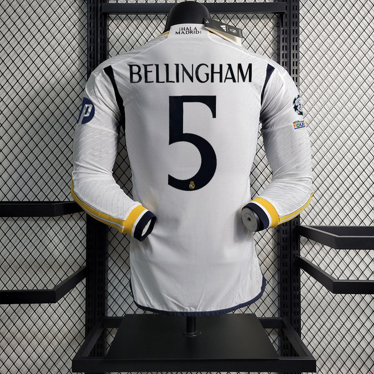 2023-24 Players Real Madrid's home long-sleeved  VALVERDE MODRIC VINI JR. BELLINGHAM CARVAJAL Football jersey