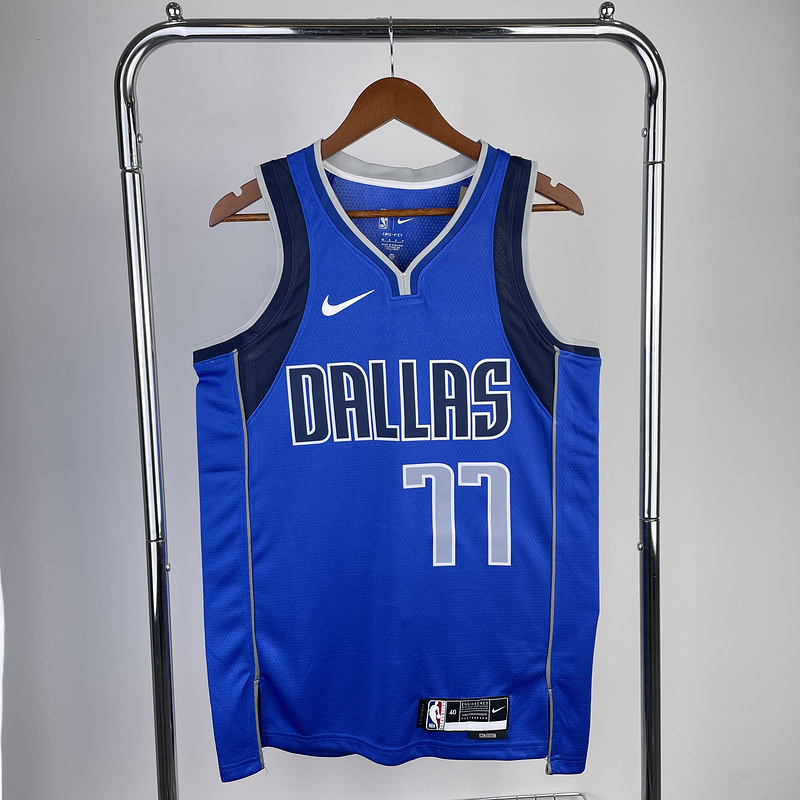 2023 NBA Dallas Mavericks 77 DONCIC Basketball Jersey