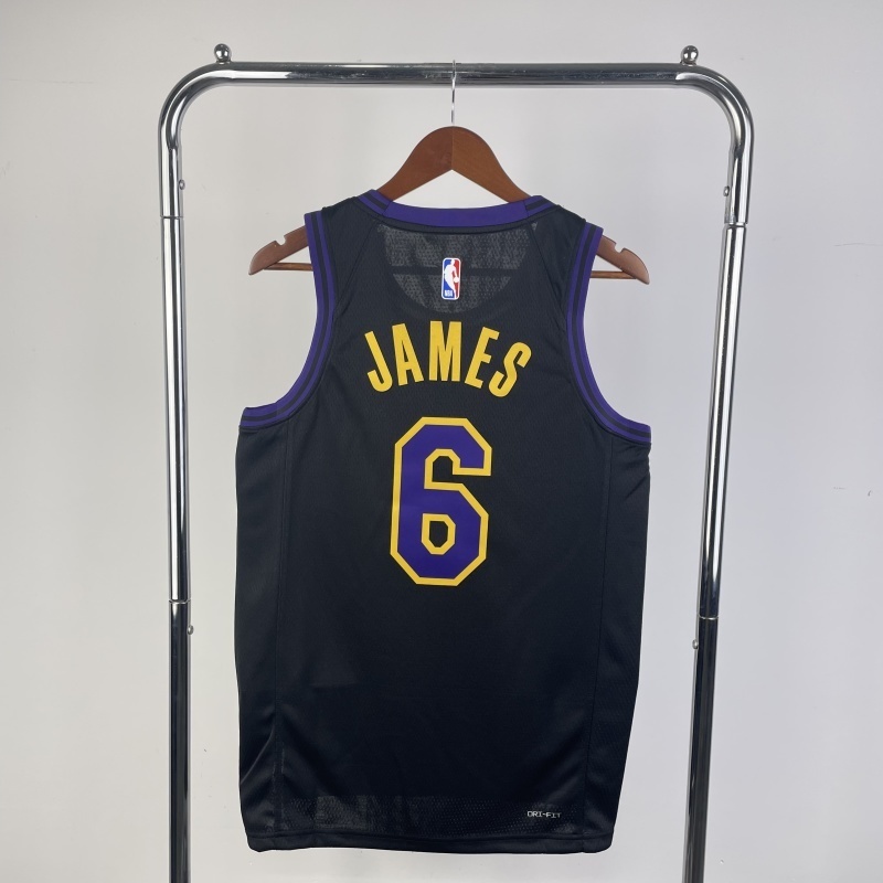 2026 NBA Lakers 6 JAMES Basketball Jersey