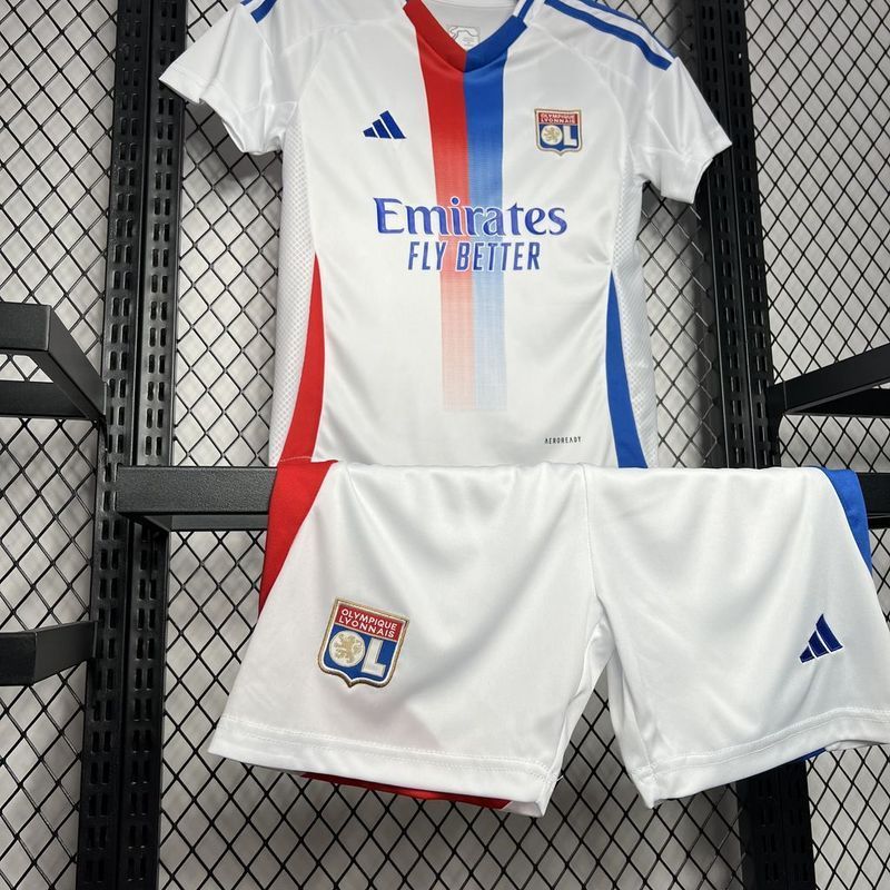 2024-25 Lyon Home KIDS Football jersey