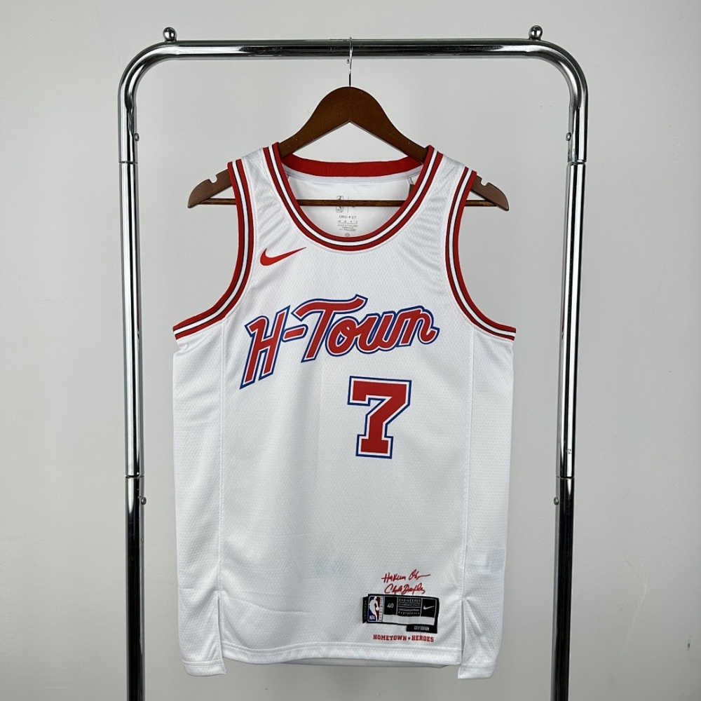 2026 NBA Houston Rockets 7DURANT Basketball Jersey