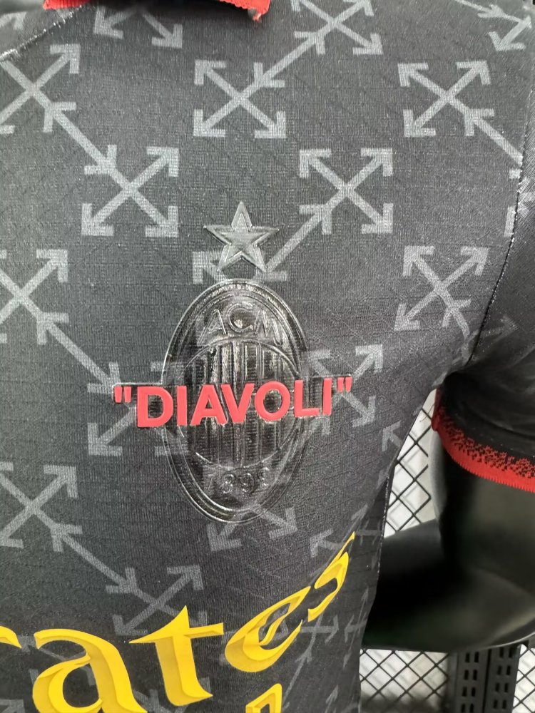 2025-26 AC Milan Pre-match Player Edition Football jersey