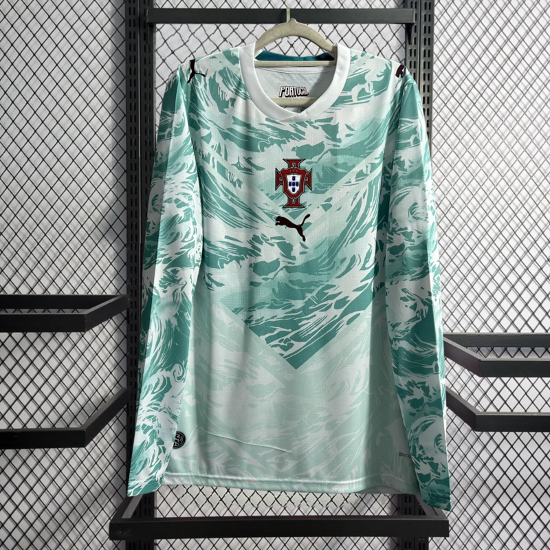 2026 Portugal Away Long sleeves Football jersey