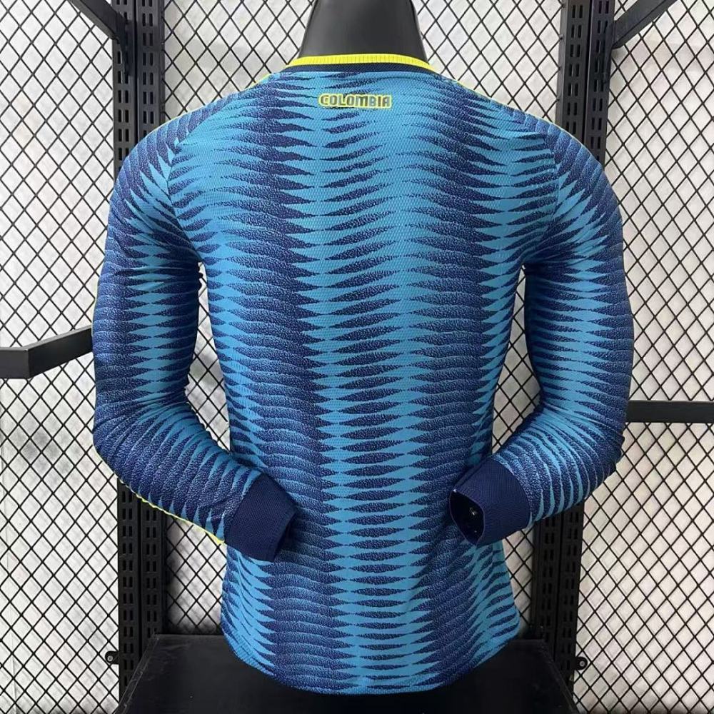Player 2026 Colombia Away Long sleeves Football jersey