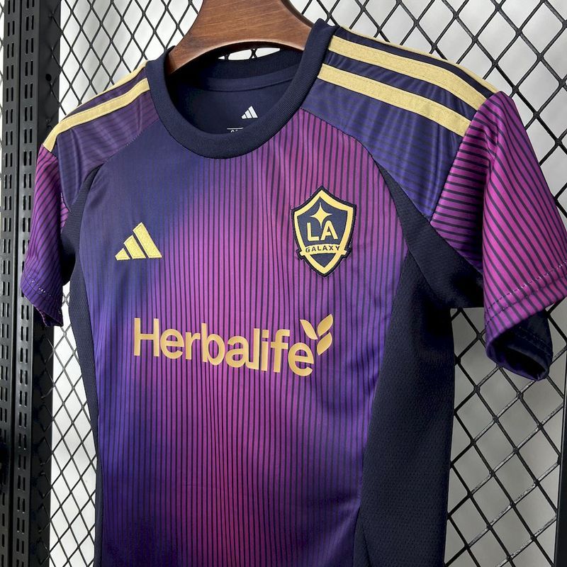 2025-26 LA Galaxy Away KIDS Football jersey