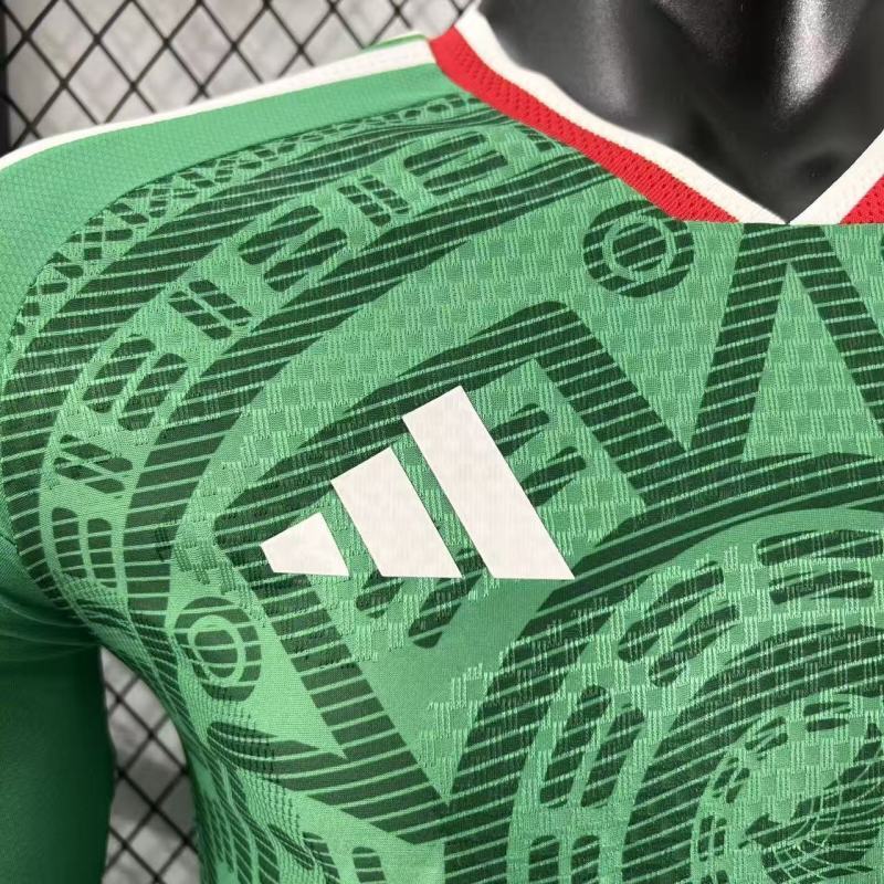 Player 2026 Mexico Home Long sleeves Football jersey