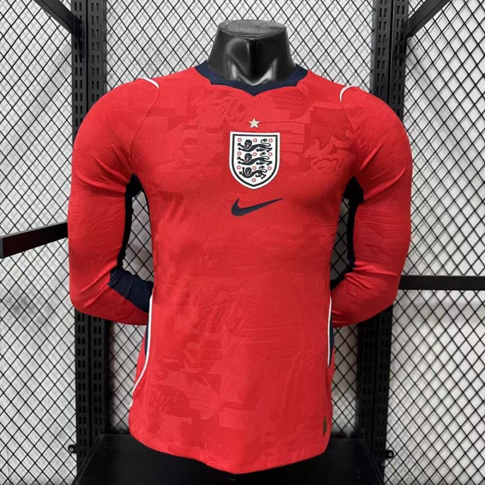 Player 2026 England Away Long sleeves Football jersey