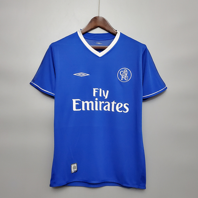Retro Chelsea 03-05 home   Football jersey retro