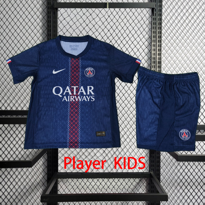 Player 2025-26 PSG Home Kids football jersey Player KIDS
