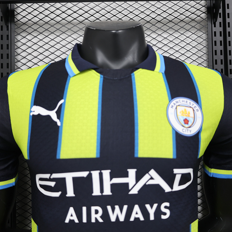 2024-25 Manchester City Away Players Edition Soccer Shirt