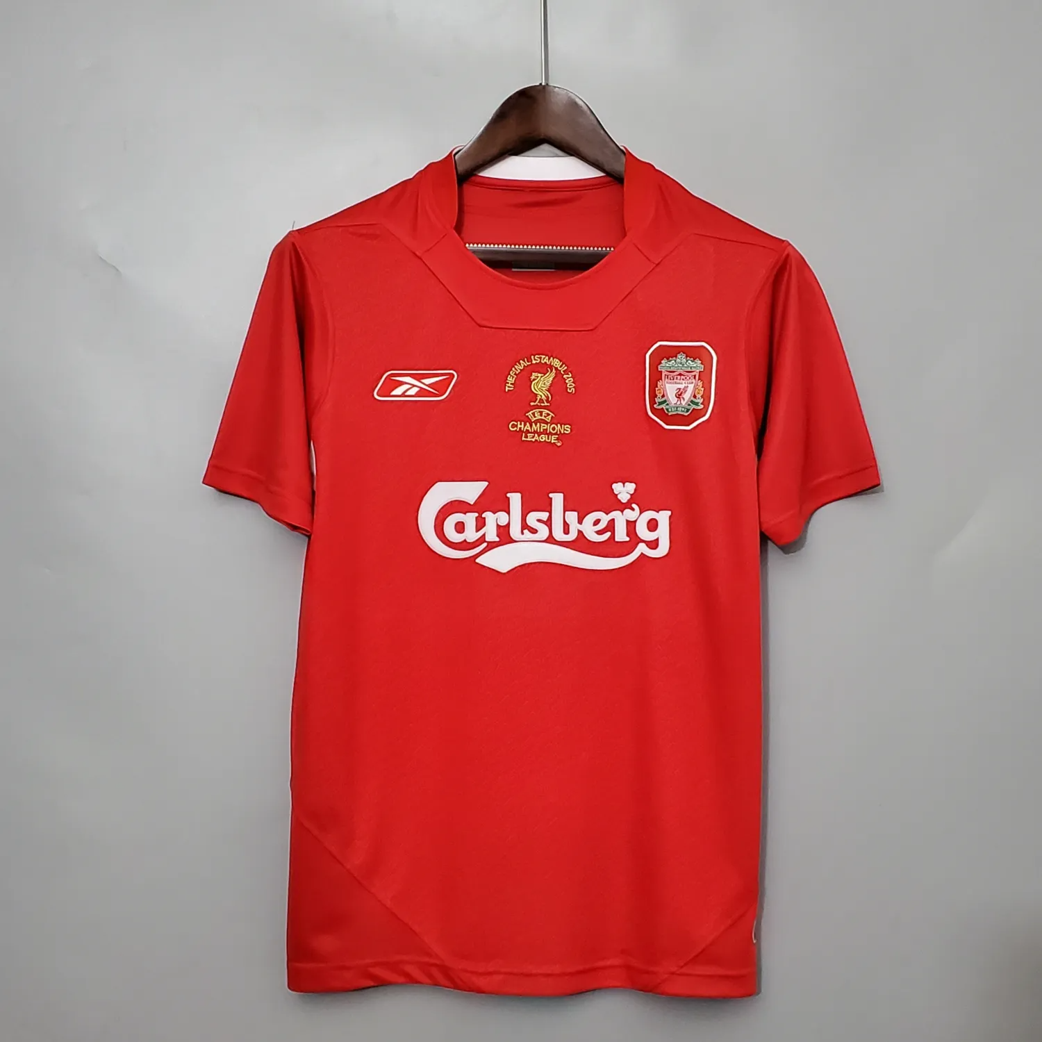 2005 CUL Liverpool Home Champions League Retro Jersey Football jersey retro